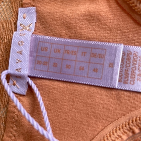 Savage x Fenty Cotton Essentials Lace-Trim Mid-Rise Thong Panty Size 3X - Picture 8 of 13